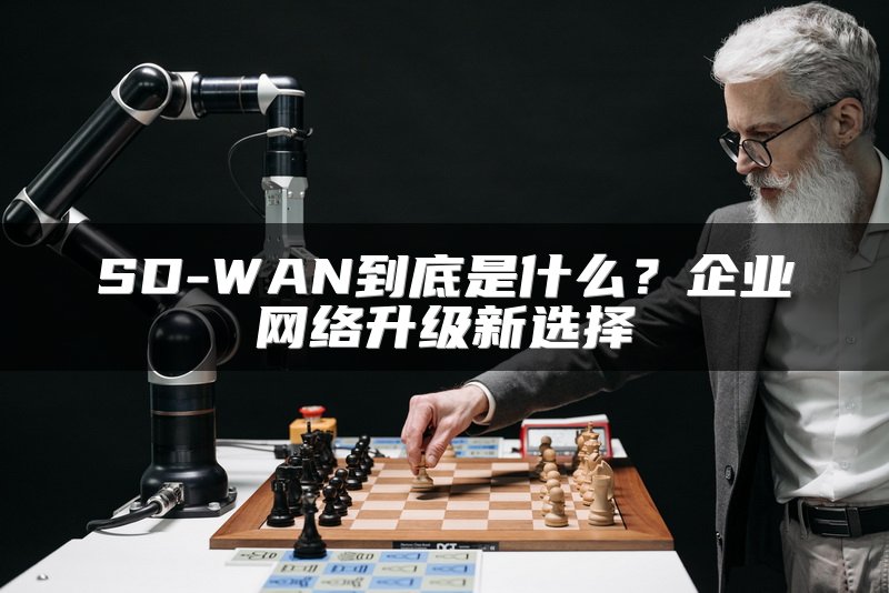 SD-WAN到底是什么?企业网络升级新选择