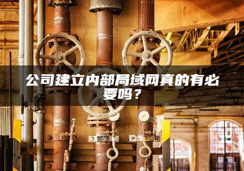 公司建立内部局域网真的有必要吗？