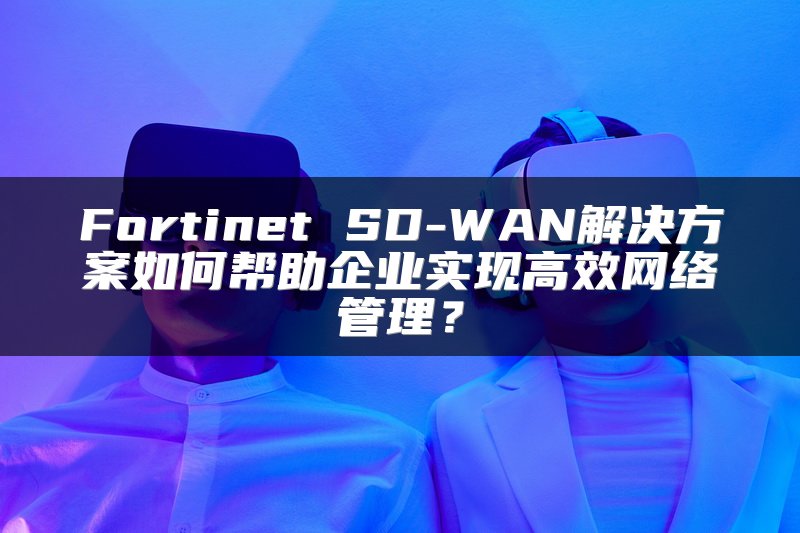 Fortinet SD-WAN解决方案如何帮助企业实现高效网络管理？