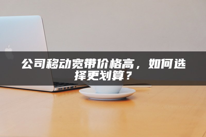 公司移动宽带价格高，如何选择更划算？