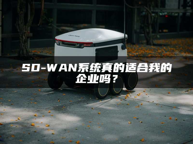 SD-WAN系统真的适合我的企业吗?