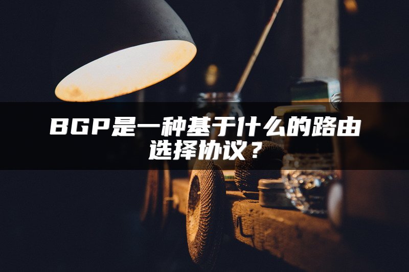 BGP是一种基于什么的路由选择协议？