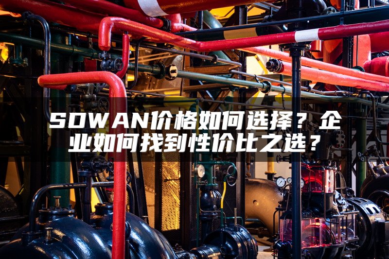 SDWAN价格如何选择?企业如何找到性价比之选?