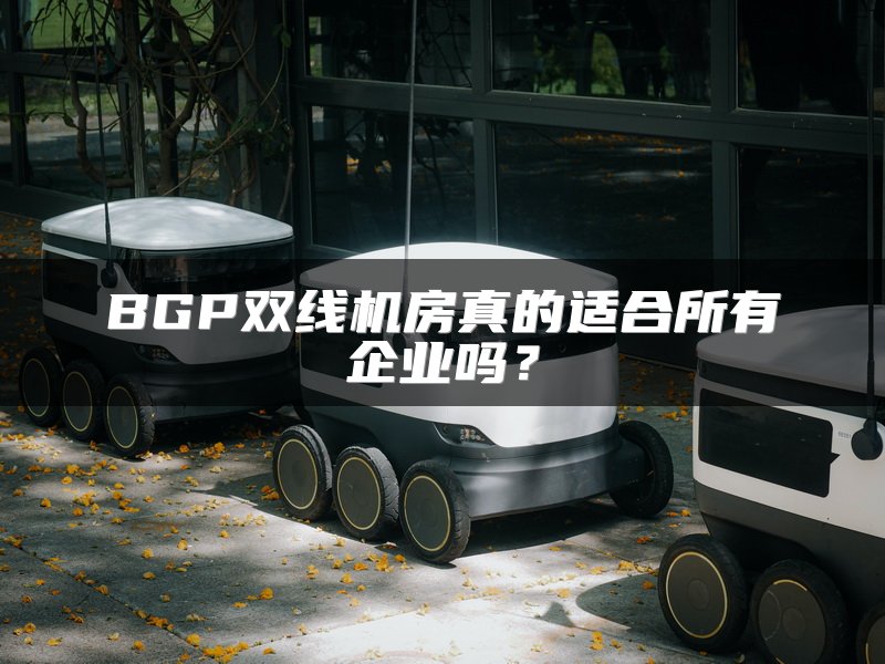 BGP双线机房真的适合所有企业吗?