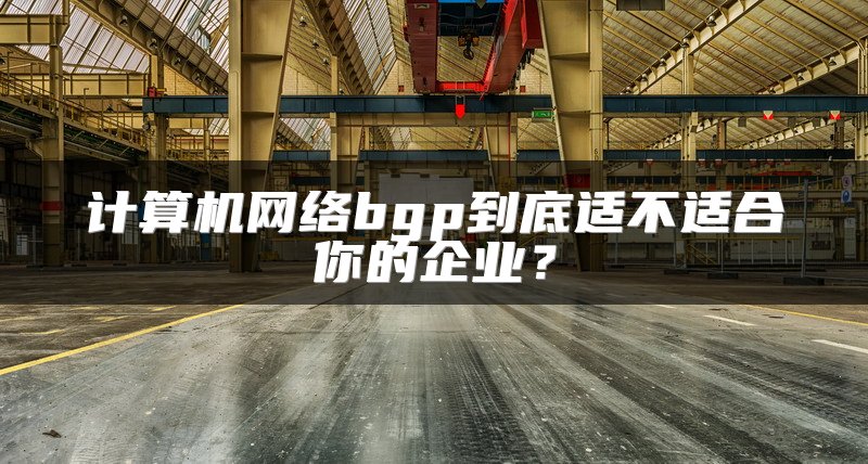 计算机网络bgp到底适不适合你的企业？