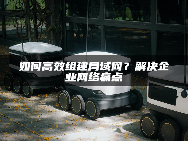 如何高效组建局域网?解决企业网络痛点