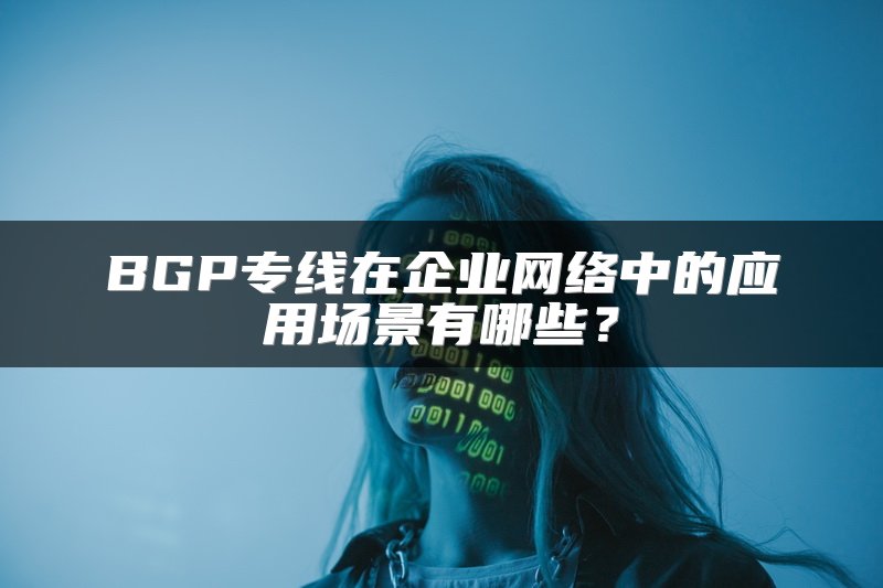 BGP专线在企业网络中的应用场景有哪些？