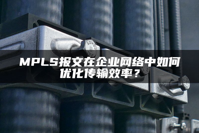 MPLS报文在企业网络中如何优化传输效率？