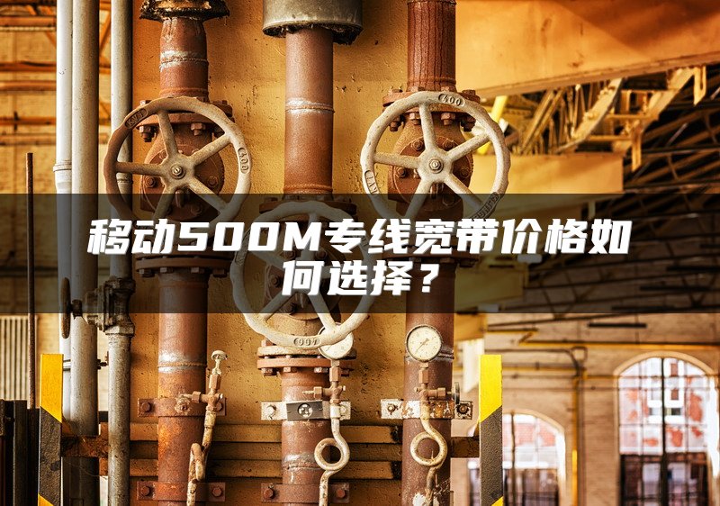 移动500M专线宽带价格如何选择？