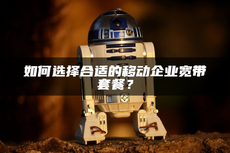 如何选择合适的移动企业宽带套餐？