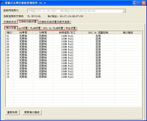 楼道交换机端口带宽限制应用详解