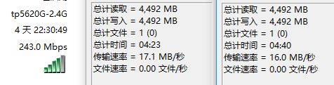 2.4G wifi speed