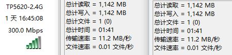 2.4G wifi speed