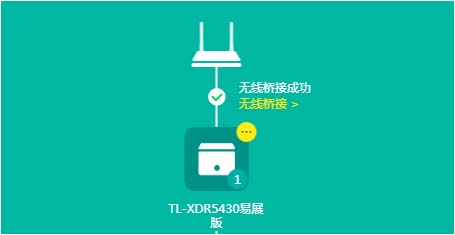 XDR5430无线中继成功